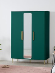 MADE.COM Green Ebro Triple Wardrobe - Image 2 of 7