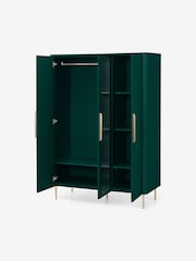 MADE.COM Green Ebro Triple Wardrobe - Image 4 of 7