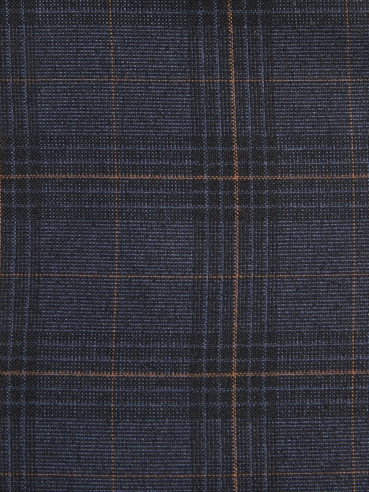 Grey Heritage Check Slim Tie And Pocket Square Set - Image 4 of 4