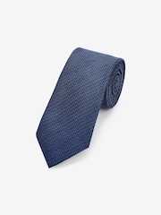 Blue Textured Tie - Image 1 of 3