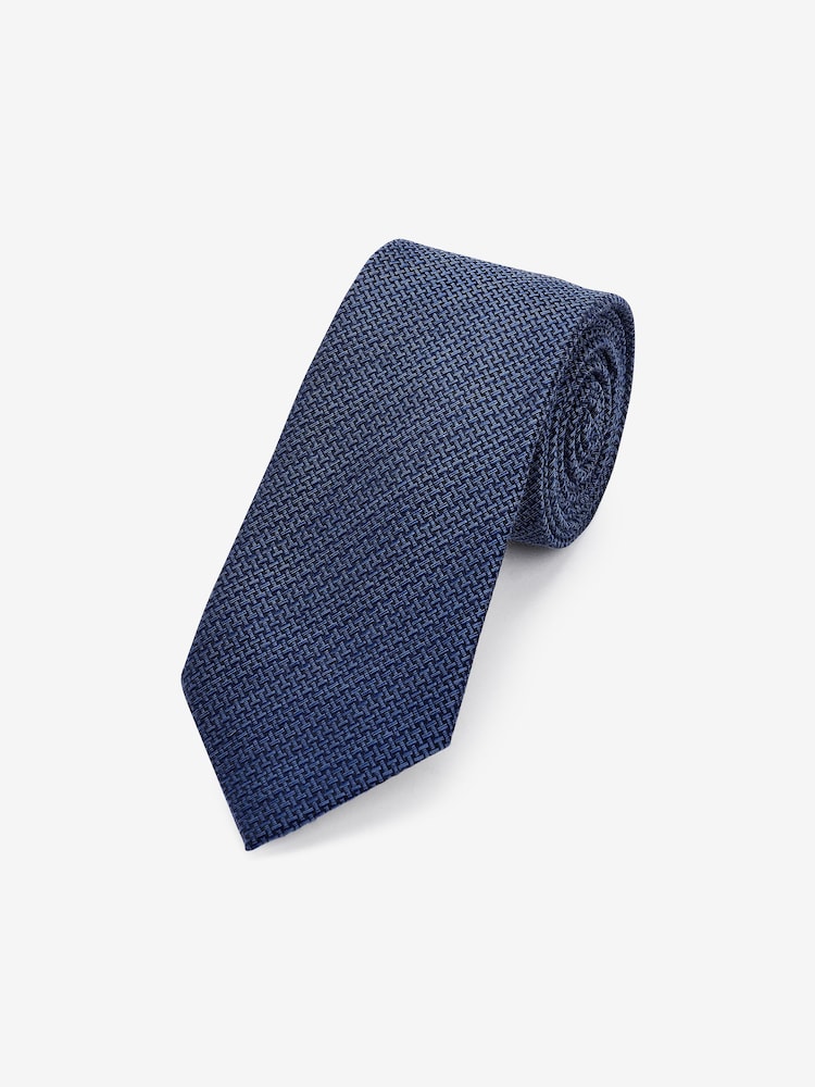 Blue Textured Tie - Image 1 of 3