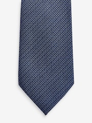 Blue Textured Tie - Image 2 of 3