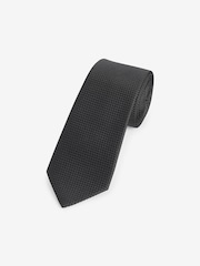 Black Textured Tie - Image 1 of 3