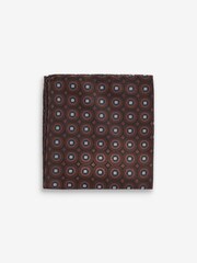 Burnt Orange Slim Tie And Pocket Square Set - Image 2 of 4