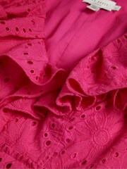 Ted Baker Pink Mazieh Broderie Top - Image 5 of 5