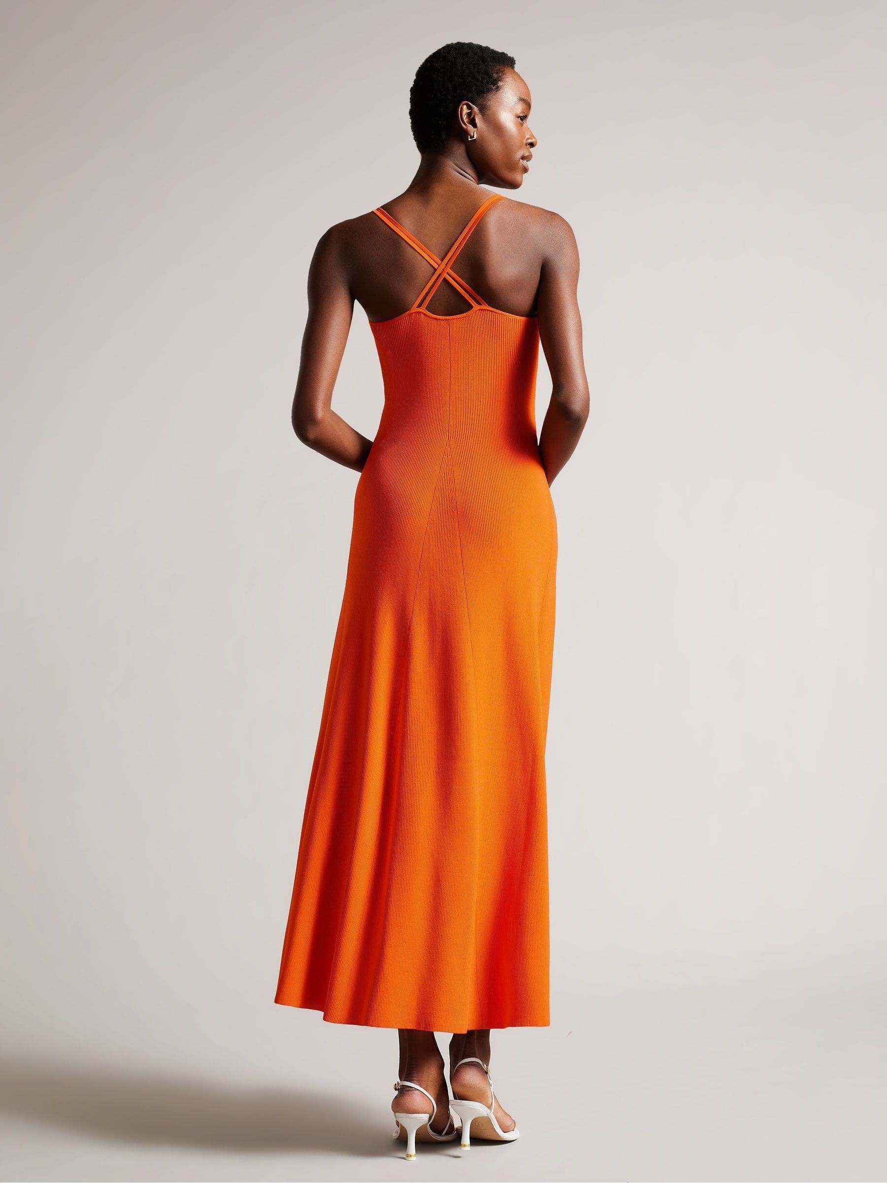 Ted baker orange dress cheap