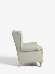 Tweedy Blend Sage Green Sherlock Highback Armchair - Image 5 of 10