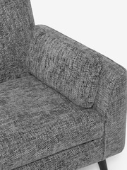 Chunky Chenille Dark Grey Mila Compact 2 Seater Sofa In A Box - Image 8 of 9