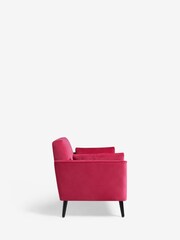 Soft Velvet Fuschia Pink Mila Compact 2 Seater Sofa In A Box - Image 4 of 6