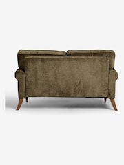 Plush Chenille Dark Moss Green Delia Compact 'Sofa in a Box' - Image 8 of 10