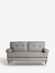 Tailored Chenille Mid Grey Delia Compact 2 Seater 'Sofa In A Box' - Image 2 of 8