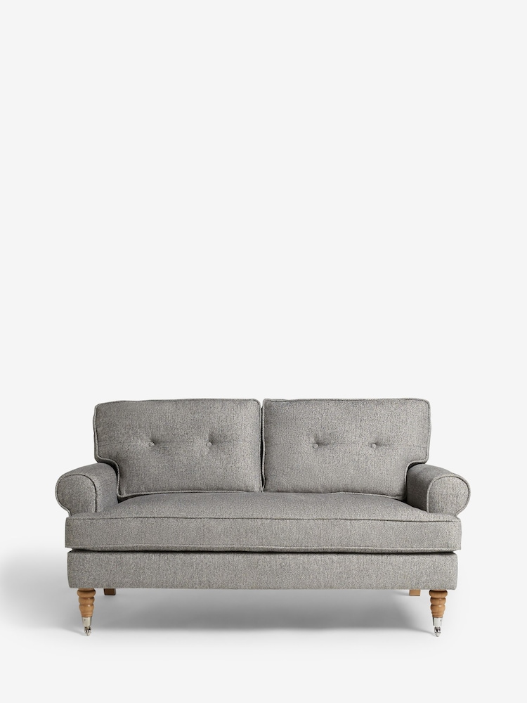 Tailored Chenille Mid Grey Delia Compact 2 Seater 'Sofa In A Box' - Image 2 of 8