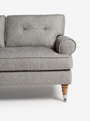 Tailored Chenille Mid Grey Delia Compact 2 Seater 'Sofa In A Box' - Image 6 of 8