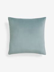 Soft Blue 43 x 43cm Matte Velvet Cushion - Image 4 of 5