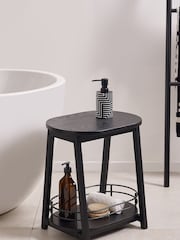 Black Bronx Storage Stool - Image 1 of 8
