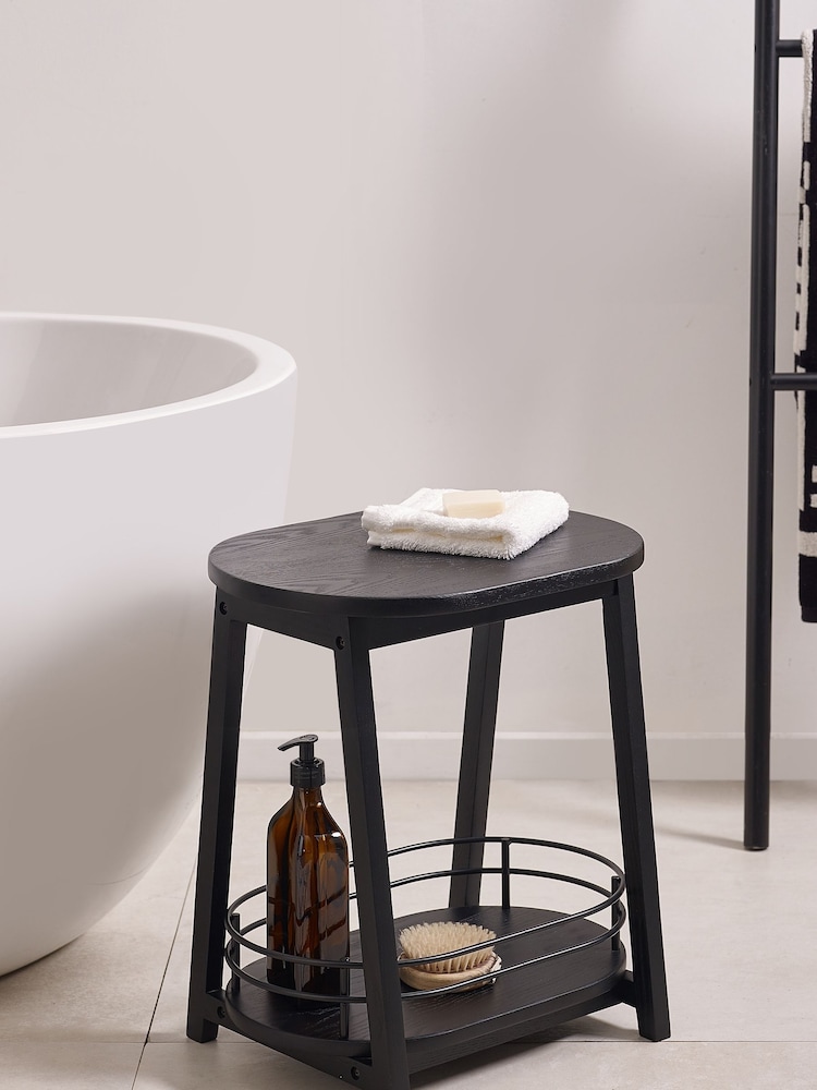 Black Bronx Storage Stool - Image 2 of 8