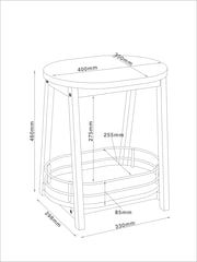 Black Bronx Storage Stool - Image 8 of 8