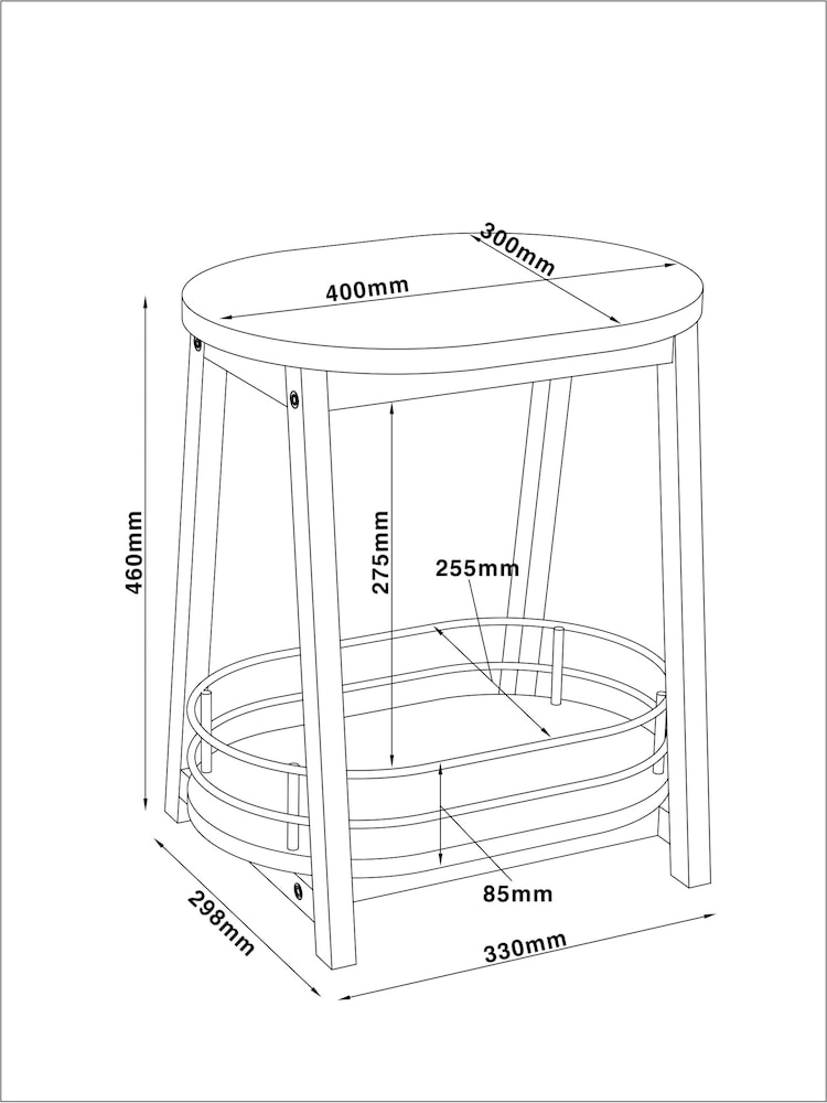 Black Bronx Storage Stool - Image 8 of 8