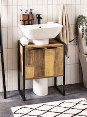 Natural Bronx Oak Effect Under Sink Storage Unit - Image 1 of 11