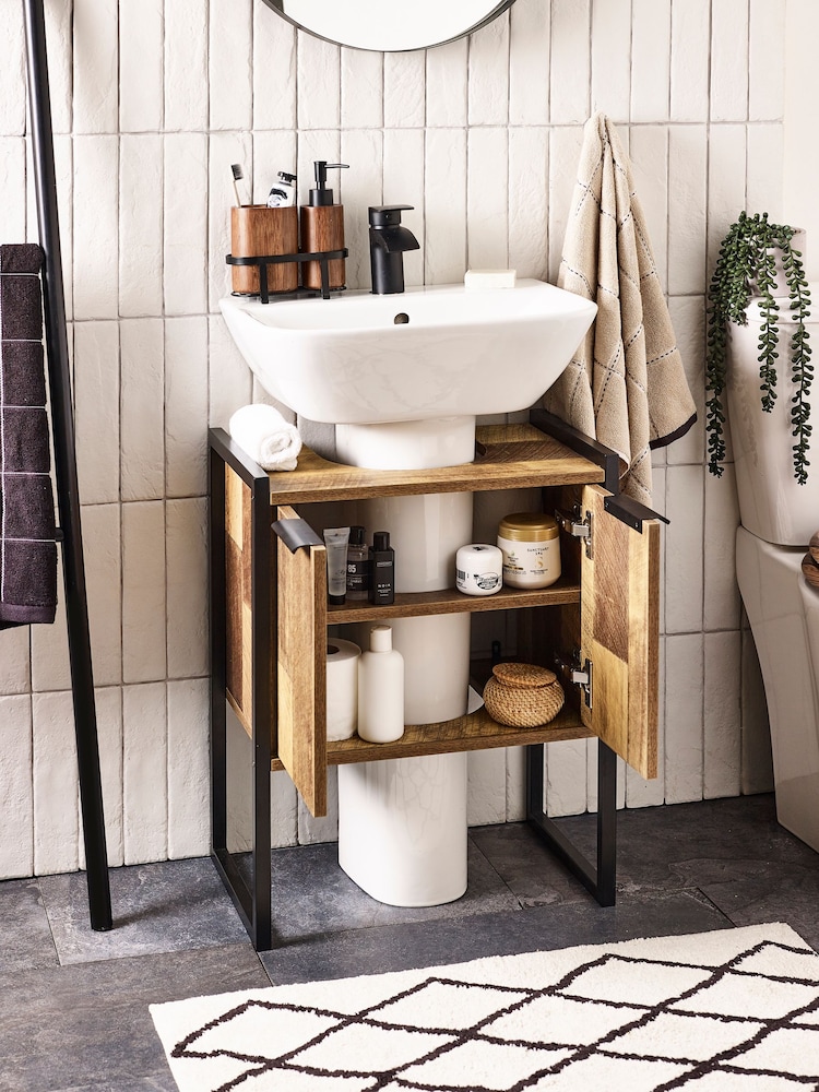 Natural Bronx Oak Effect Under Sink Storage Unit - Image 2 of 11