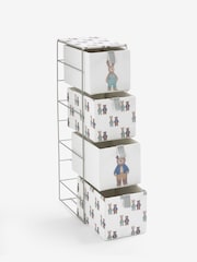 White Bertie Bear and Rosie Rabbit Storage Drawers - Image 4 of 4