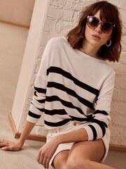 Mint Velvet Brown Mint Velvet Portofino Round Brown Sunglasses - Image 1 of 1