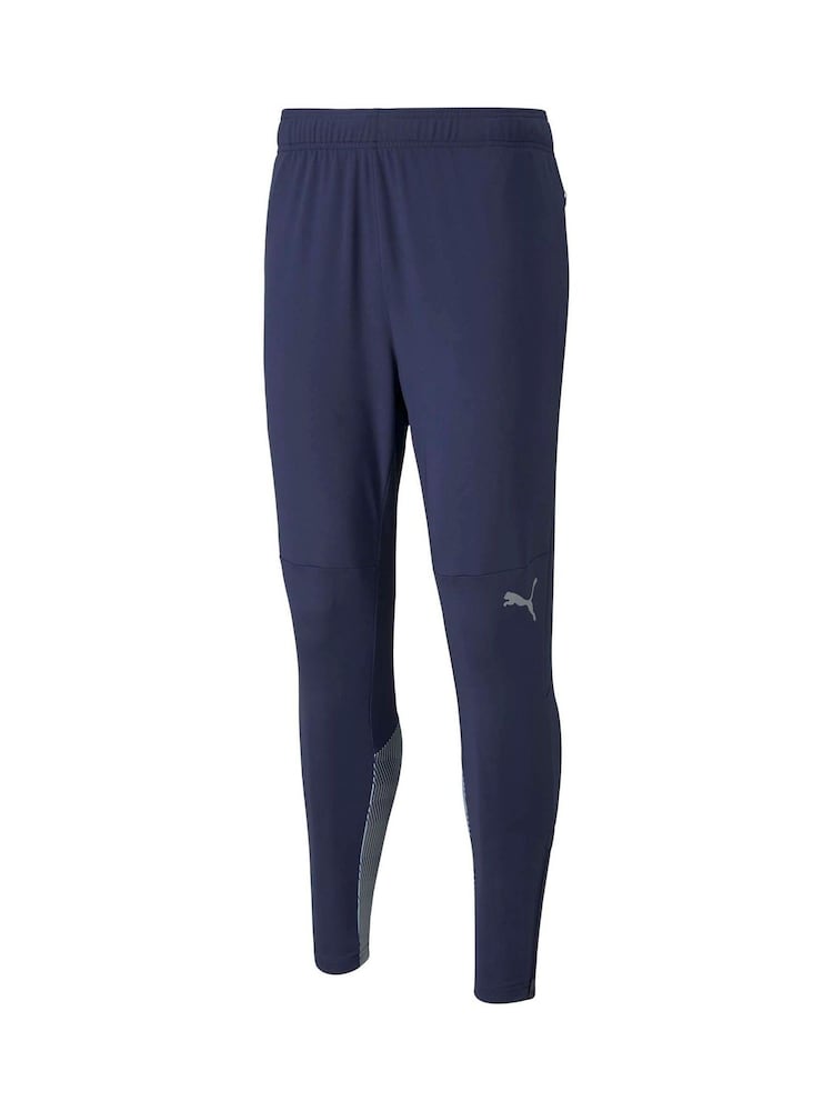 Puma Neon Blue Manchester City Training Zipped Joggers - Image 2 of 3