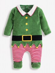 JoJo Maman Bébé Red Personalised 2-Piece Baby Elf Outfit Set - Image 2 of 6