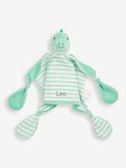 JoJo Maman Bébé Green Dino Personalised Dinosaur Comforter - Image 1 of 4
