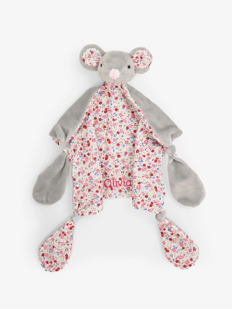 JoJo Maman Bébé Mouse Personalised Mouse Comforter - Image 1 of 2