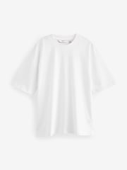 Weiß - Schweres T-Shirt aus 100% Baumwolle - Bild 5 von 7