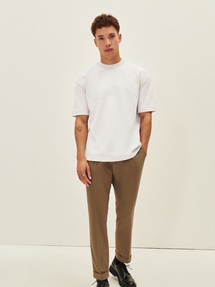 Bela - Pametna majica Soft Touch Heavyweight T-Shirt - Slika 1 iz 7 Bela - Pametna majica Soft Touch Heavyweight T-Shirt - Slika 1 iz 7