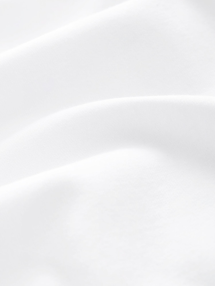 White Relaxed Fit Smart Soft Touch Heavyweight T-Shirt - Image 7 of 7