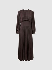 Florere Pleated Midi Dress - Image 2 of 7