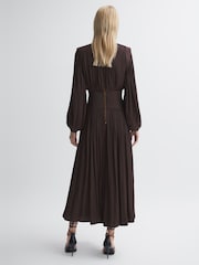 Florere Pleated Midi Dress - Image 5 of 7