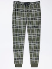 FatFace Green Kemble Cuffed Lounge Pyjamas - Image 4 of 4