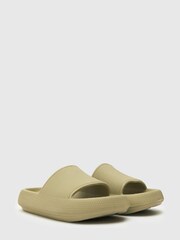 Schuh Tani Green Sliders - Image 1 of 3
