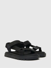 Schuh Tribe Black Sandals - Image 2 of 4