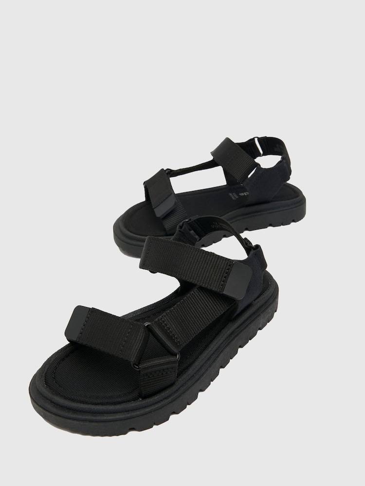 Schuh Tribe Black Sandals - Image 4 of 4