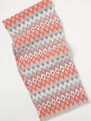 FatFace Grey Frankie Fairisle Snood Scarve - Image 2 of 3