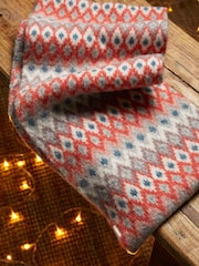 FatFace Grey Frankie Fairisle Snood Scarve - Image 3 of 3