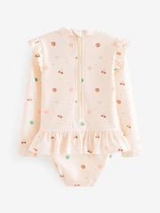 Cream Sunsafe Frill Swimsuit (3mths-7yrs) - Image 7 of 8
