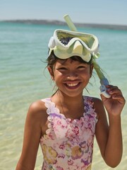 Multi Floral Scallop Swimsuit (3-16yrs) - Image 4 of 7
