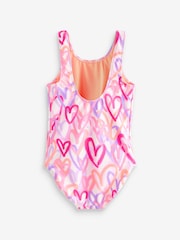 Pink Heart Swimsuit (3-16yrs) - Image 2 of 3