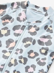 Blue Animal Print Long Sleeved Swimsuit (3-16yrs) - Image 6 of 6