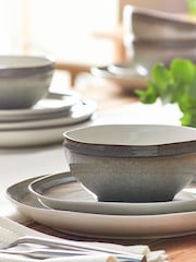 12 Piece Grey Bowden Dinner Set - Image 2 of 5