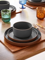 12 Piece Teal Green Hadley Dinner Set - Image 1 of 5