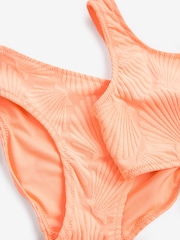 Orange Shell Textured Bikini (3-16yrs) - Image 7 of 7