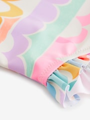 Multi Scallop Rainbow Frill Swimsuit (3mths-7yrs) - Image 8 of 8