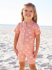 Rust Brown Sunsafe Swimsuit (3mths-7yrs) - Image 1 of 8